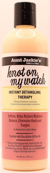 Knot On My Watch Instant Detangling Therapy 355 ml (pachet de 2) by Aunt Jackie mai multe instrumente Produse pentru descurcarea părului Naty Shop Titlu implicit